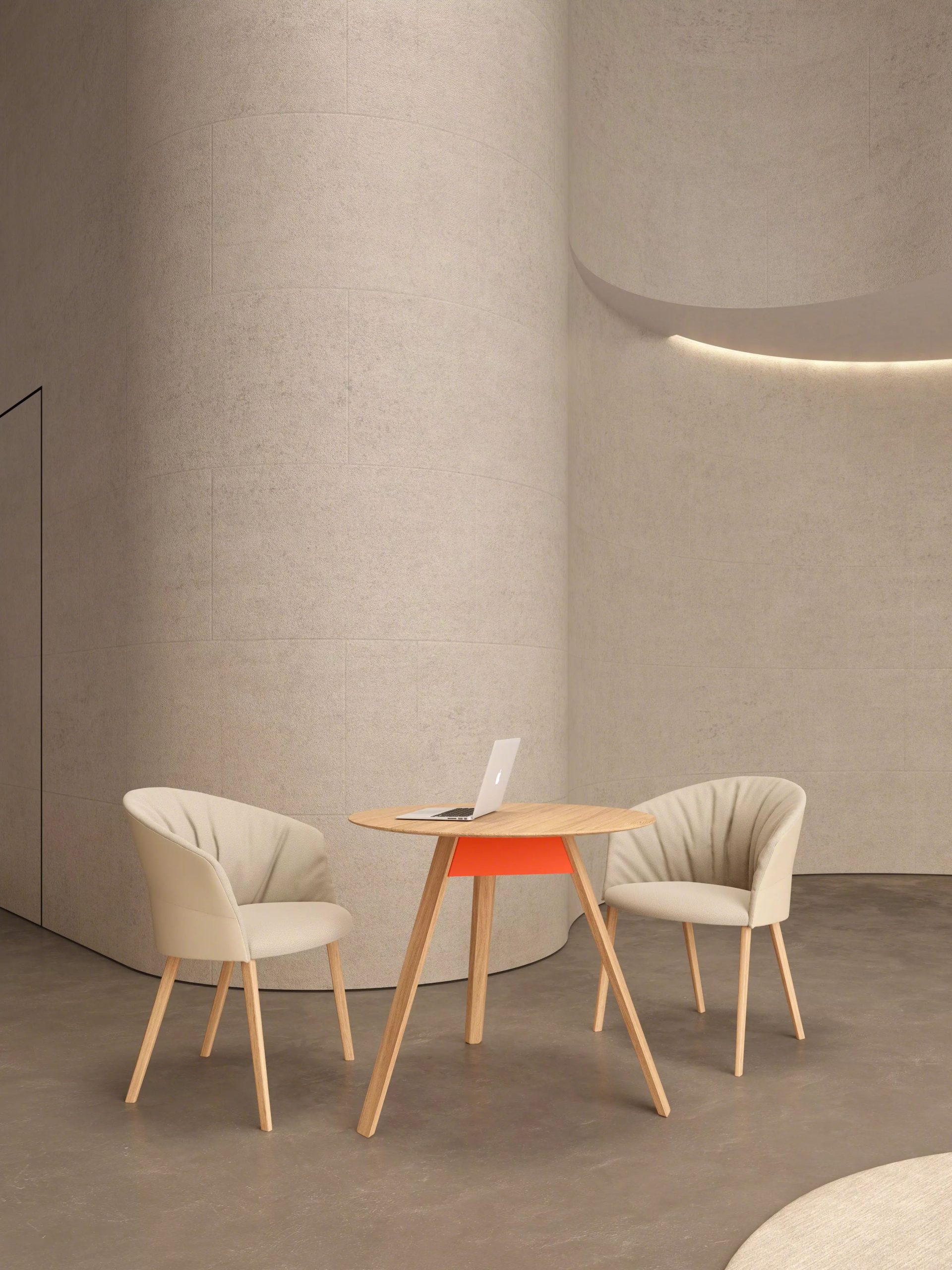 Triangular Steelcase Table Trivio Table - Steelcase
