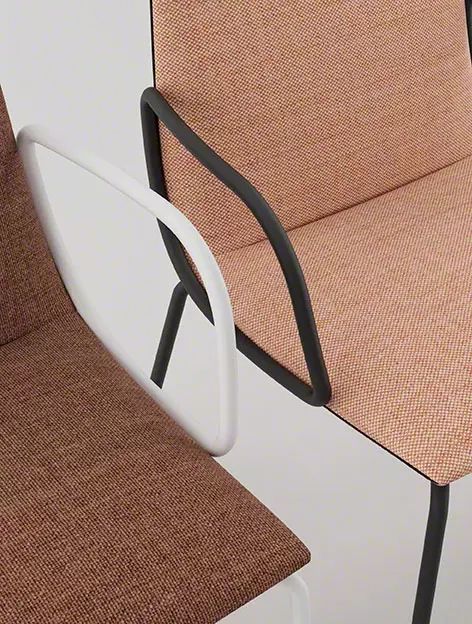 Noha Chair - Four Metal Legs Base
