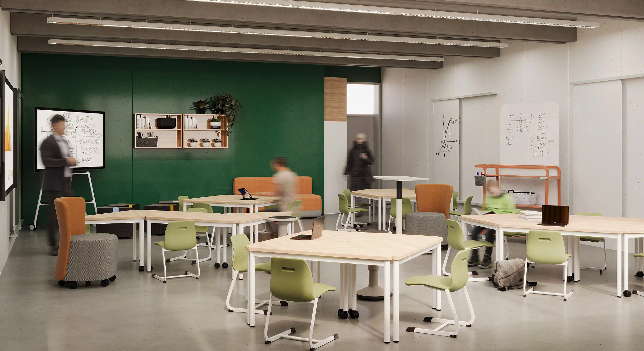 Vanerum Opti+ Seating in a classroom environment