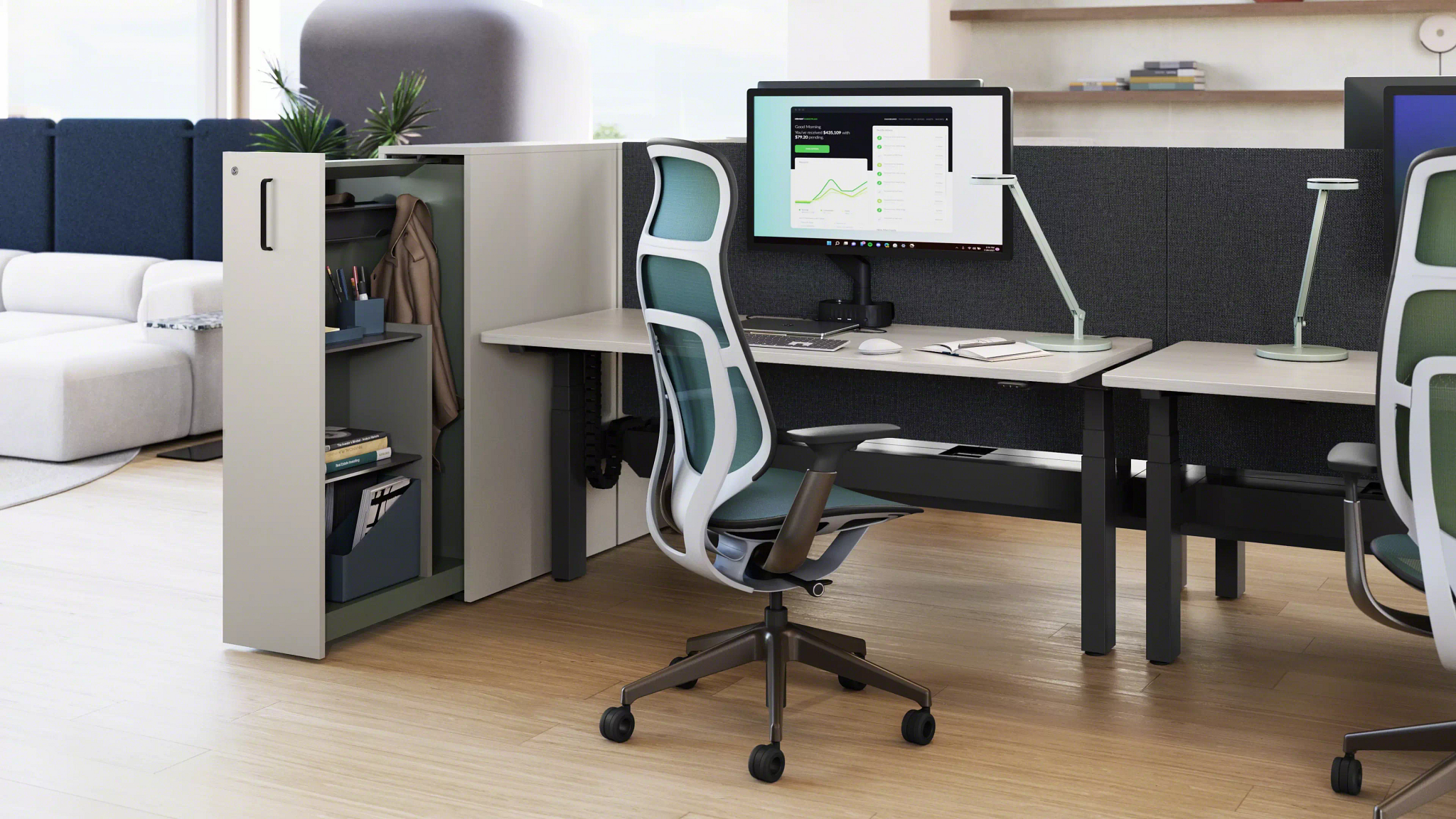 Dash LED Task Light & Office Lighting | Steelcase