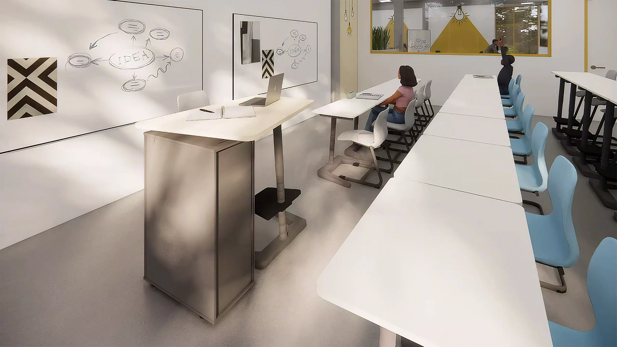 Opti+ Mobile Classroom Desking & Tables | Steelcase