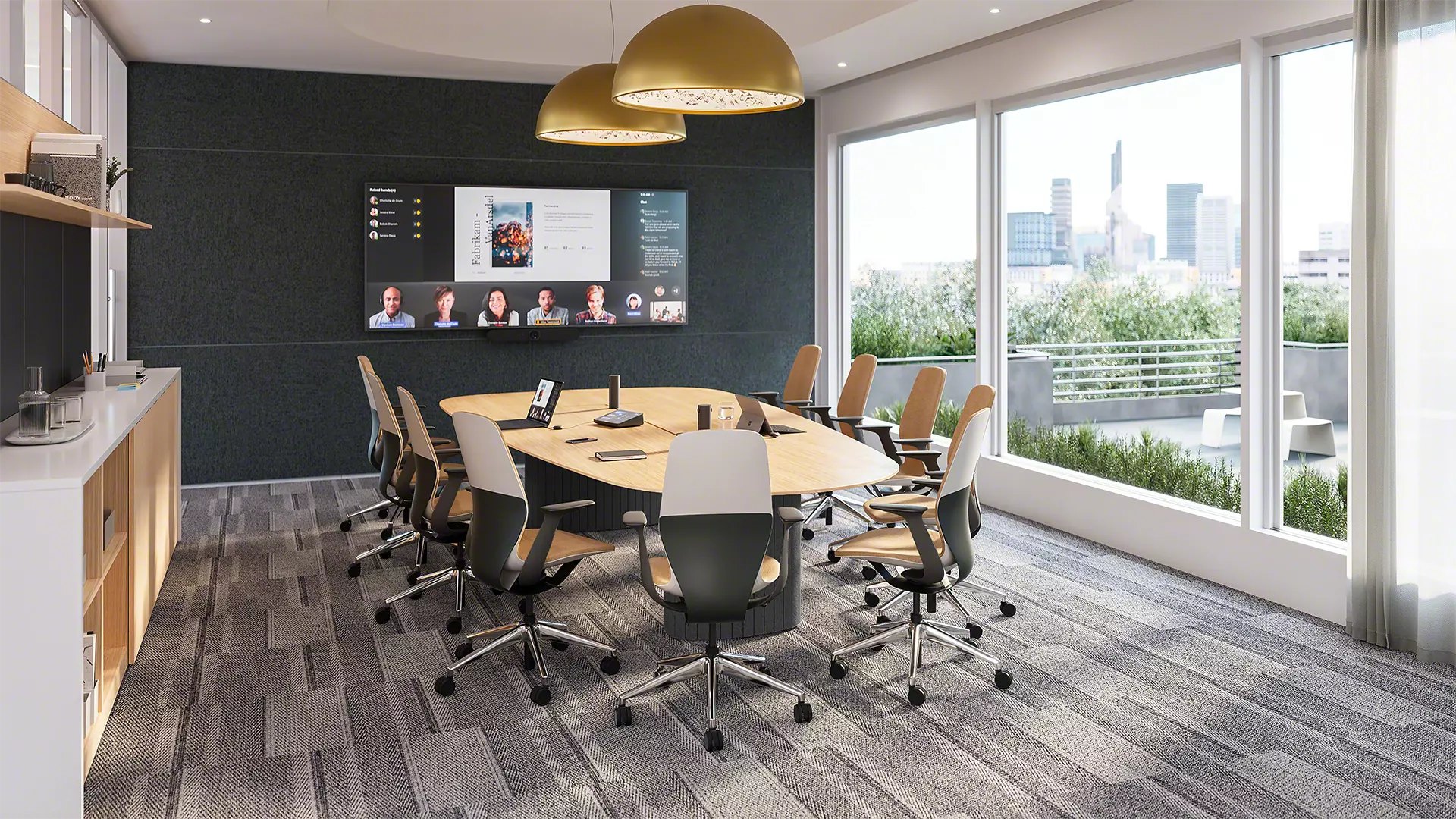 Ocular™ Conference Tables for Video Conferences - Steelcase