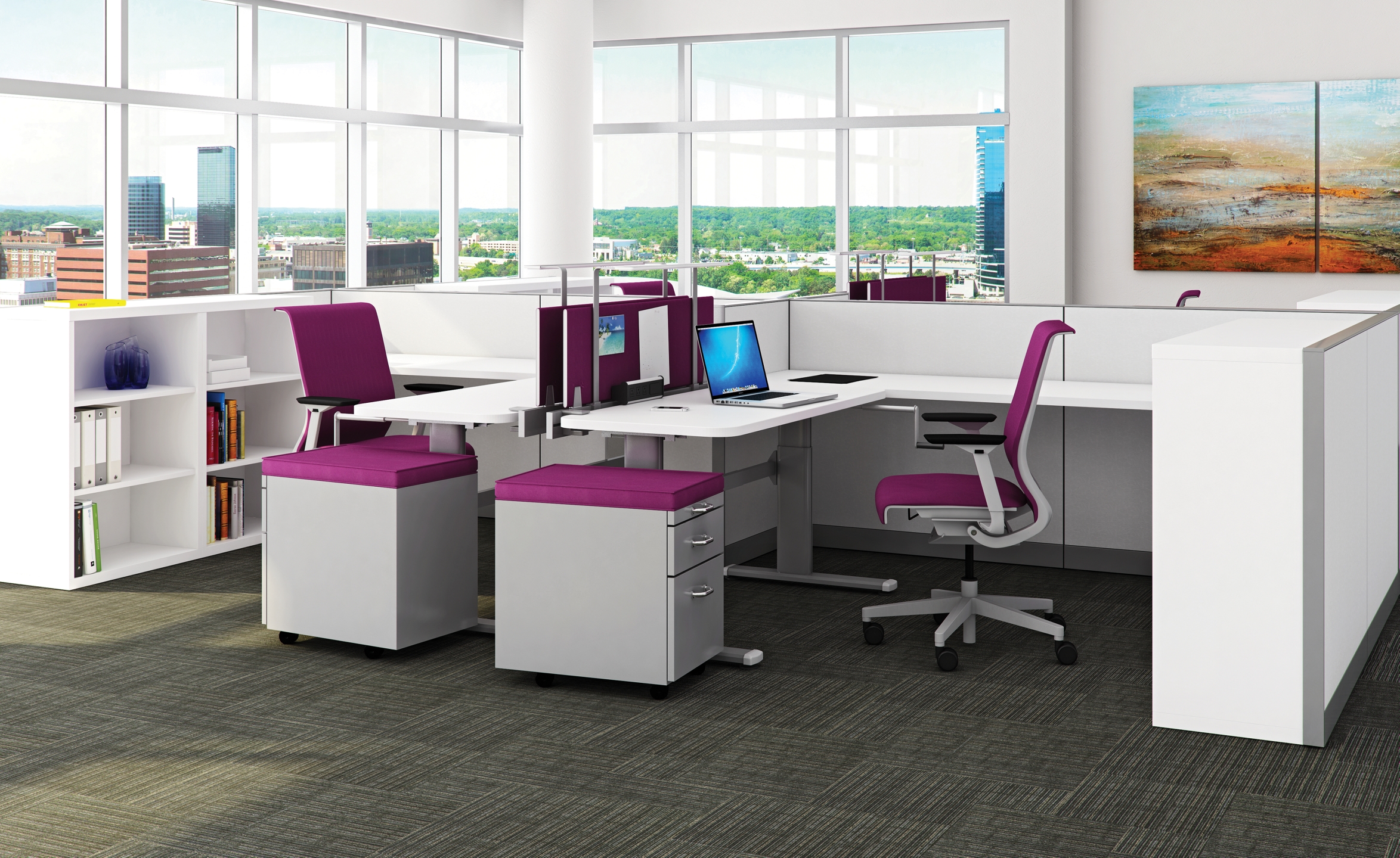 Steelcase Modular Workstations Kick Multi-Functional Desk & Cubicle Workstation | Steelcase