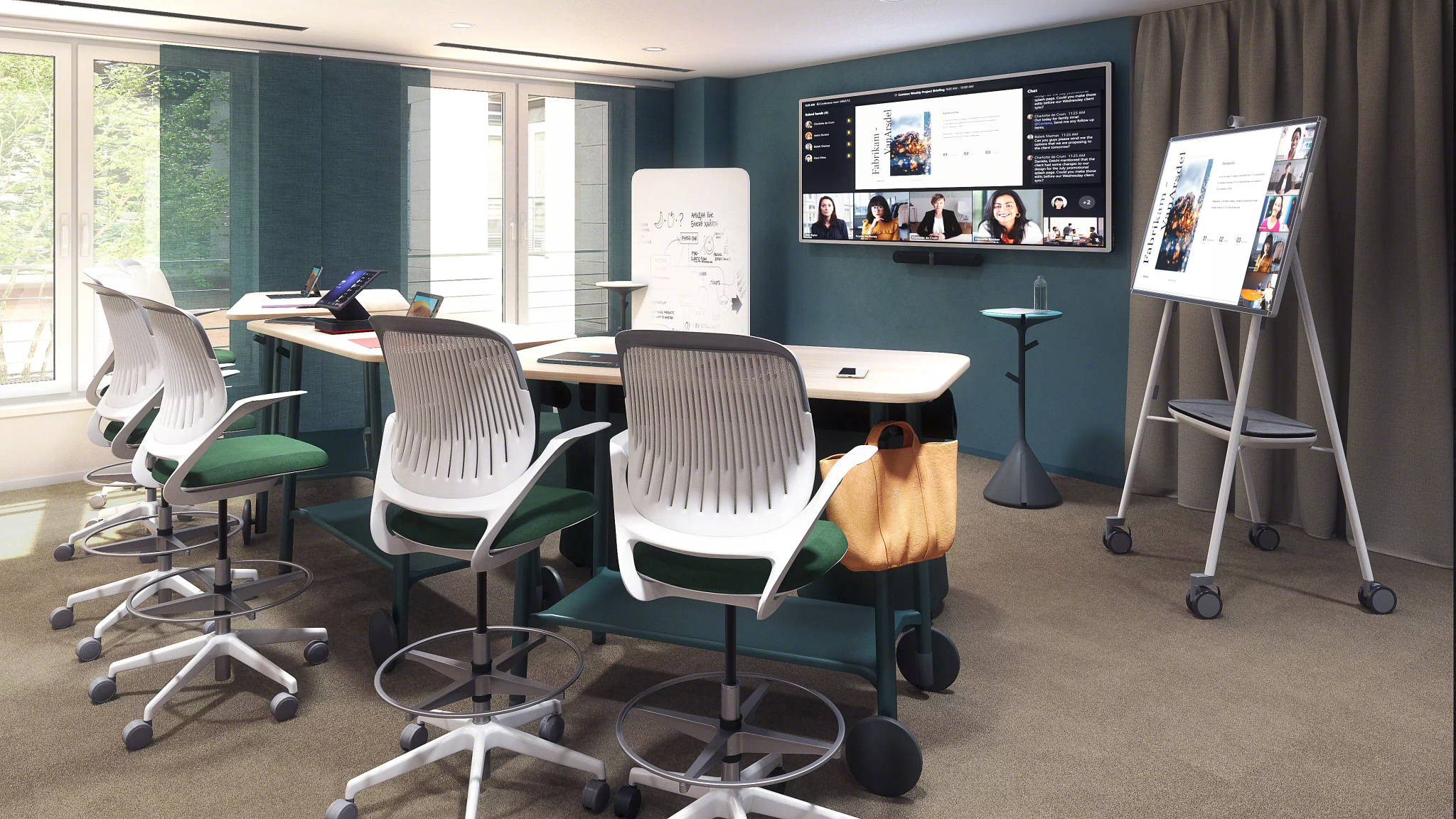 Steelcase Cobi Office Chair in collaborative office environment