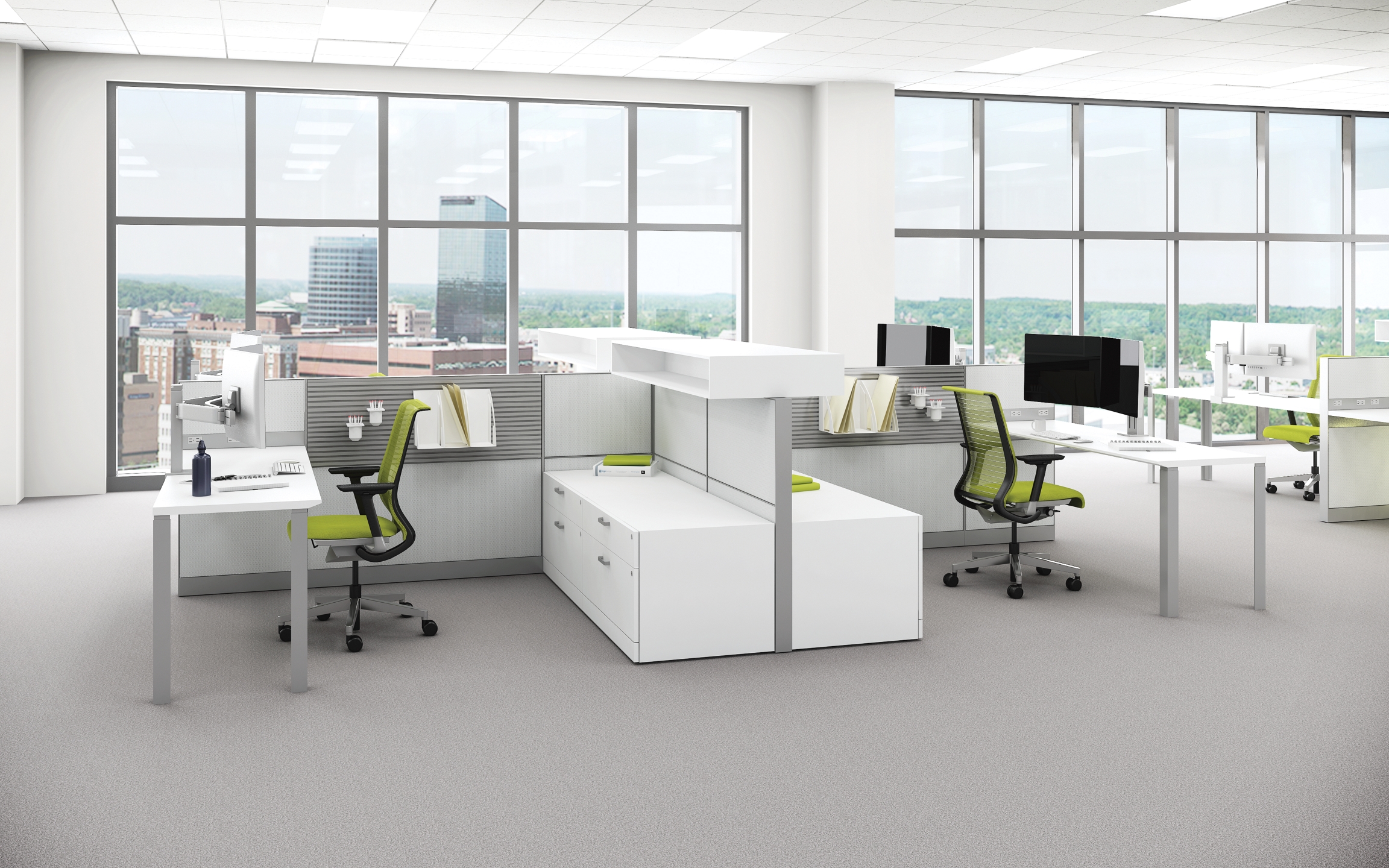Steelcase Modular Workstations Montage Workstation Panel Based System | Steelcase