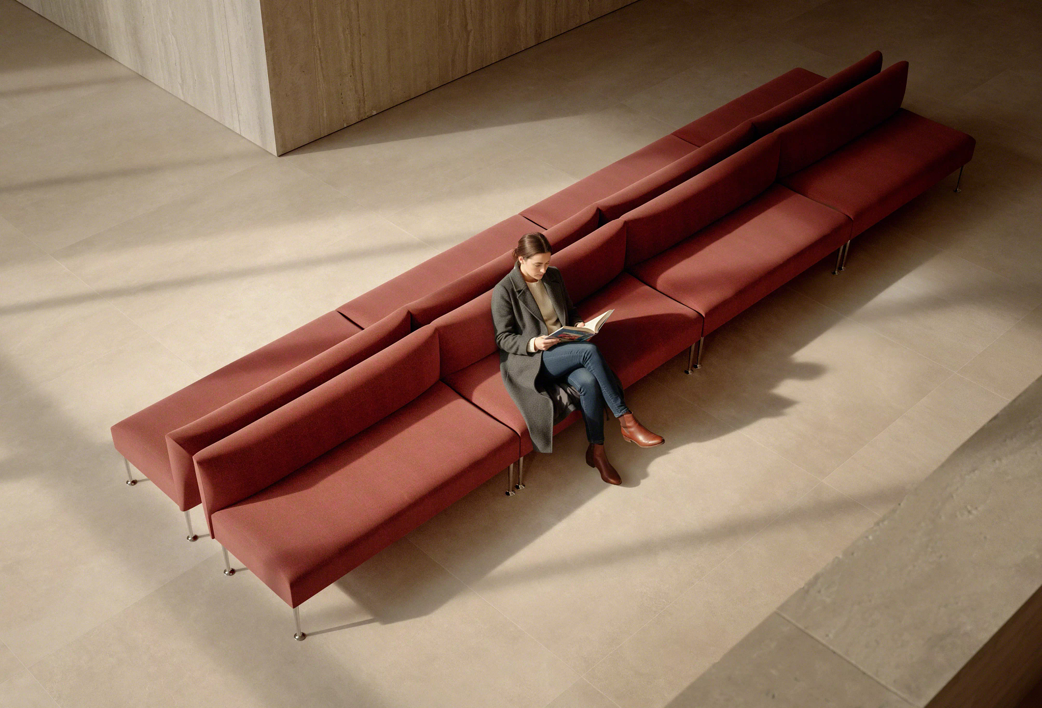 Viccarbe Missiva Seating in Lobby Area environment